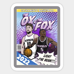 The Ox and The Fox Sticker